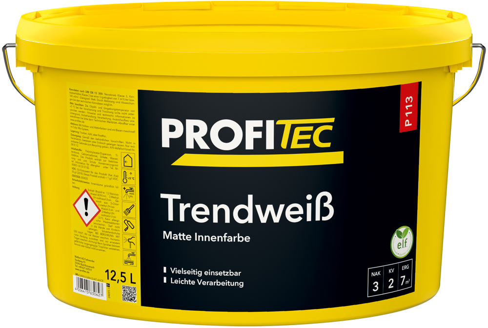 Profitec P113 Trendweiss Wandfarbe 12,5L