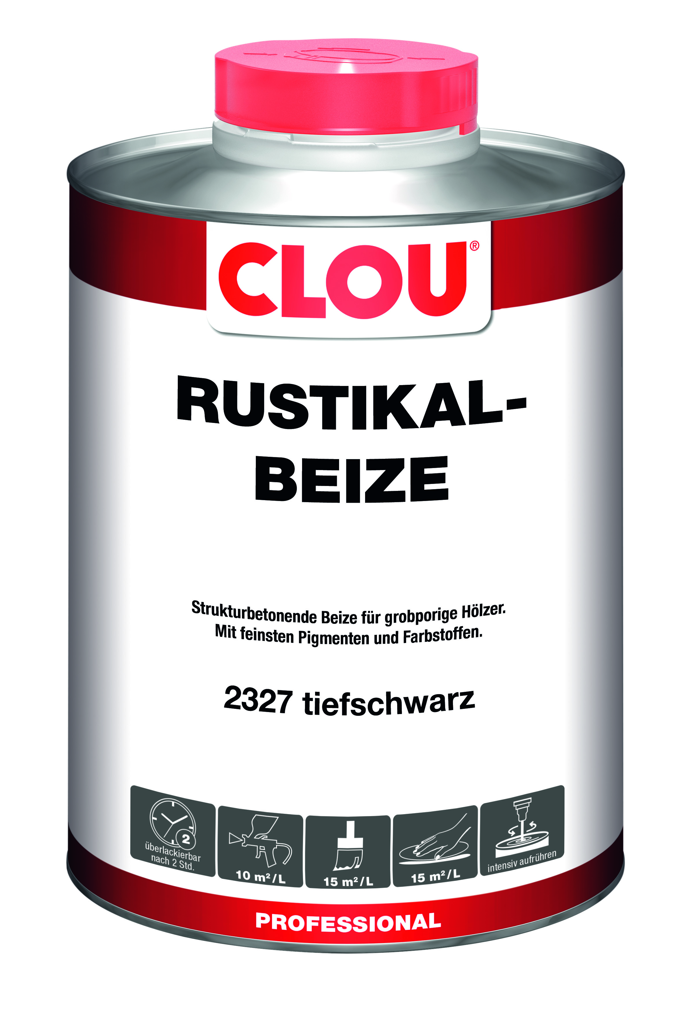 Rustikalbeize 2327 (Schwarz)1L Un 1263/Farbe/3/Vg Iii