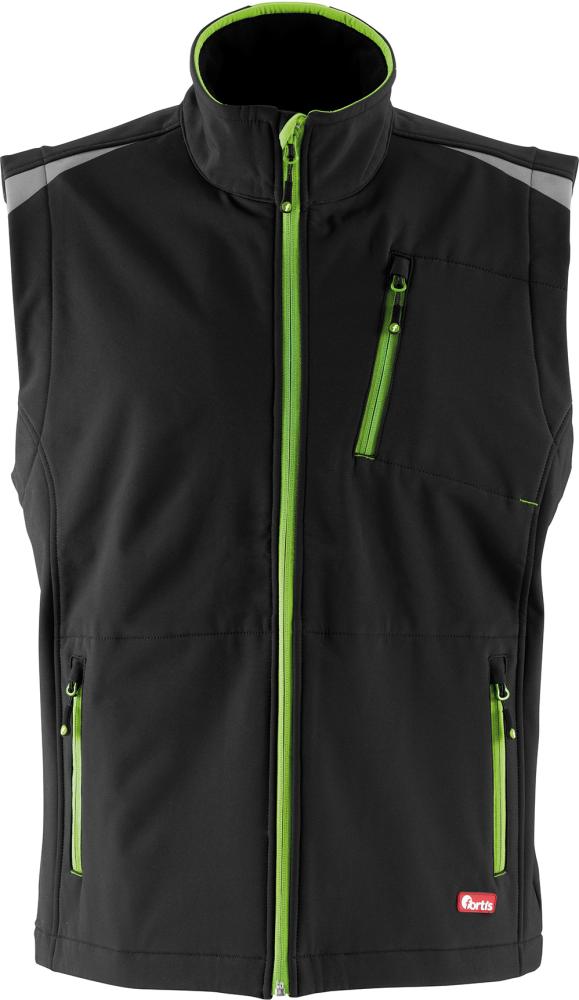 FORTIS Herren Weste 24, schw./limegreen, Gr.L