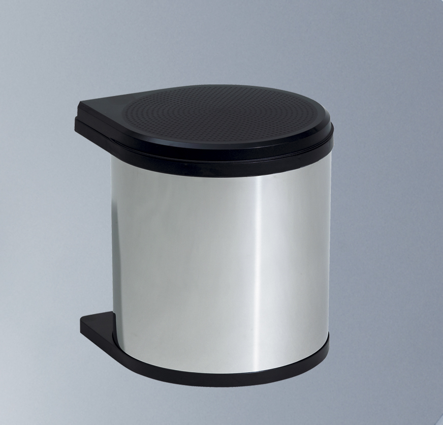 Format Einbau-Abfallsammler Mono 15 Liter schwarz/Edelstahl 87100651