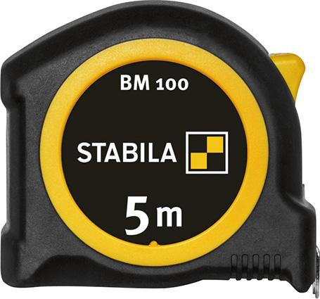 Stabila Taschenbandmass BM 100, 5 Meter 19568