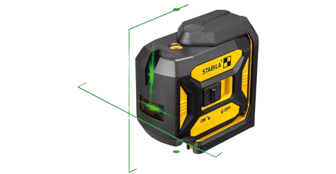 Stabila Kreuzlinien-Lot-Laser LAX 320 G, 5teiliges Set 19987