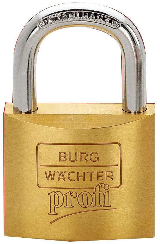 Messing-Hangschloss Nr. 116HB 40/60 Burg BURG WÄCHTER