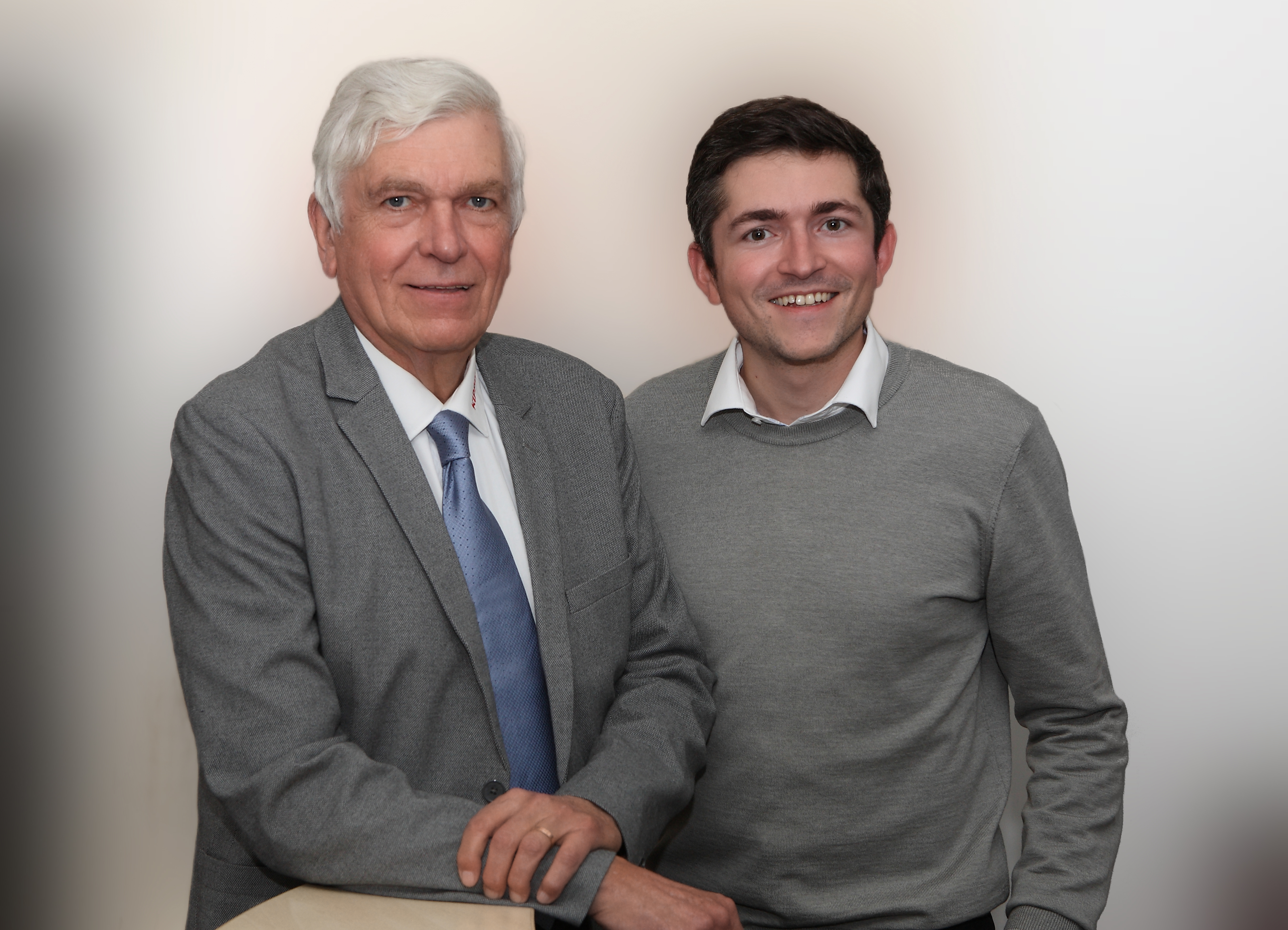 Porträt von Karl und Max Kipping