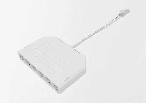 Format LED 6-fach Verteiler 200mm Leitung, weiß 3377049545