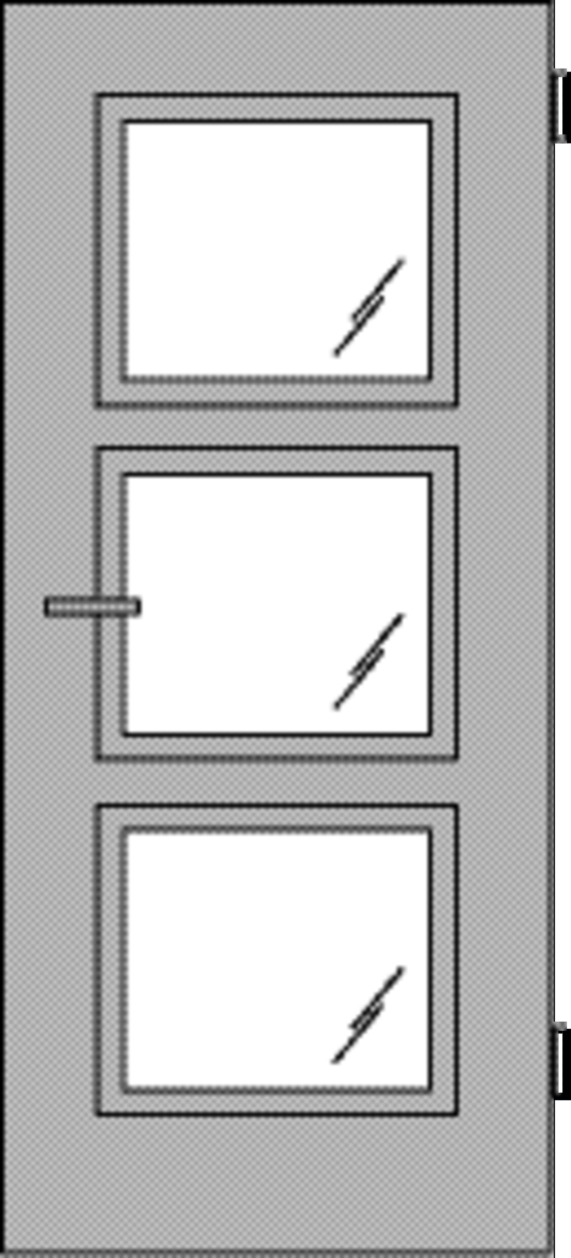 Prüm Türblatt VERANO VL3 WL 9016 EC 985x2110mm DIN links 43104675