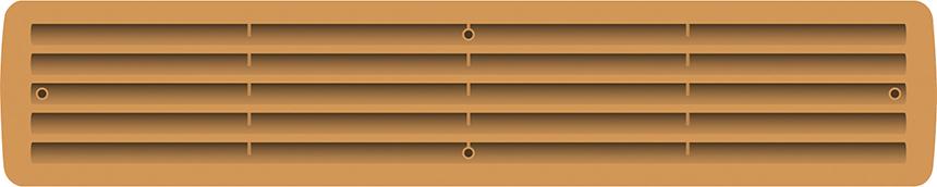 Badezimmerlüftungen Nr. 2000 Buche