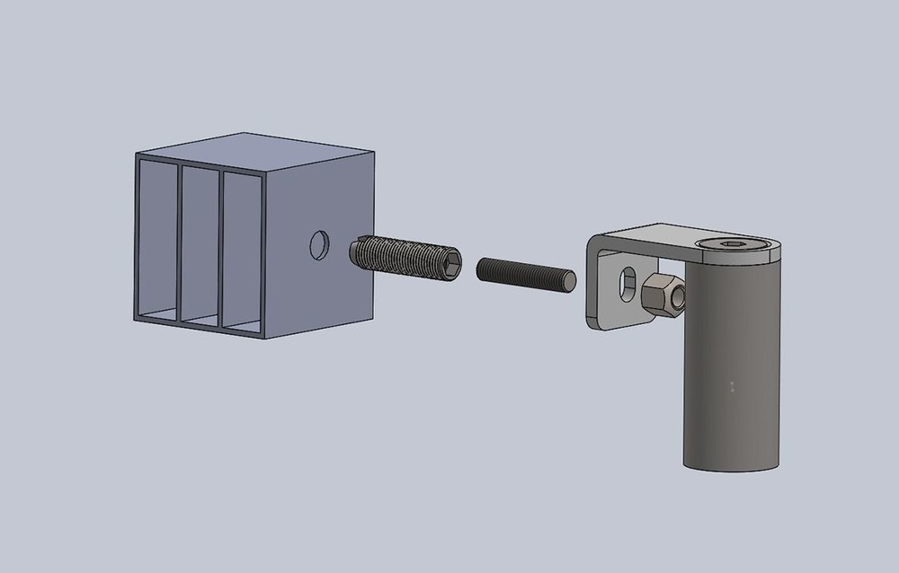 Format Befestigungsset zu einseitigen Befestigung der Konsolengriffe, Edelstahl 4317784667401