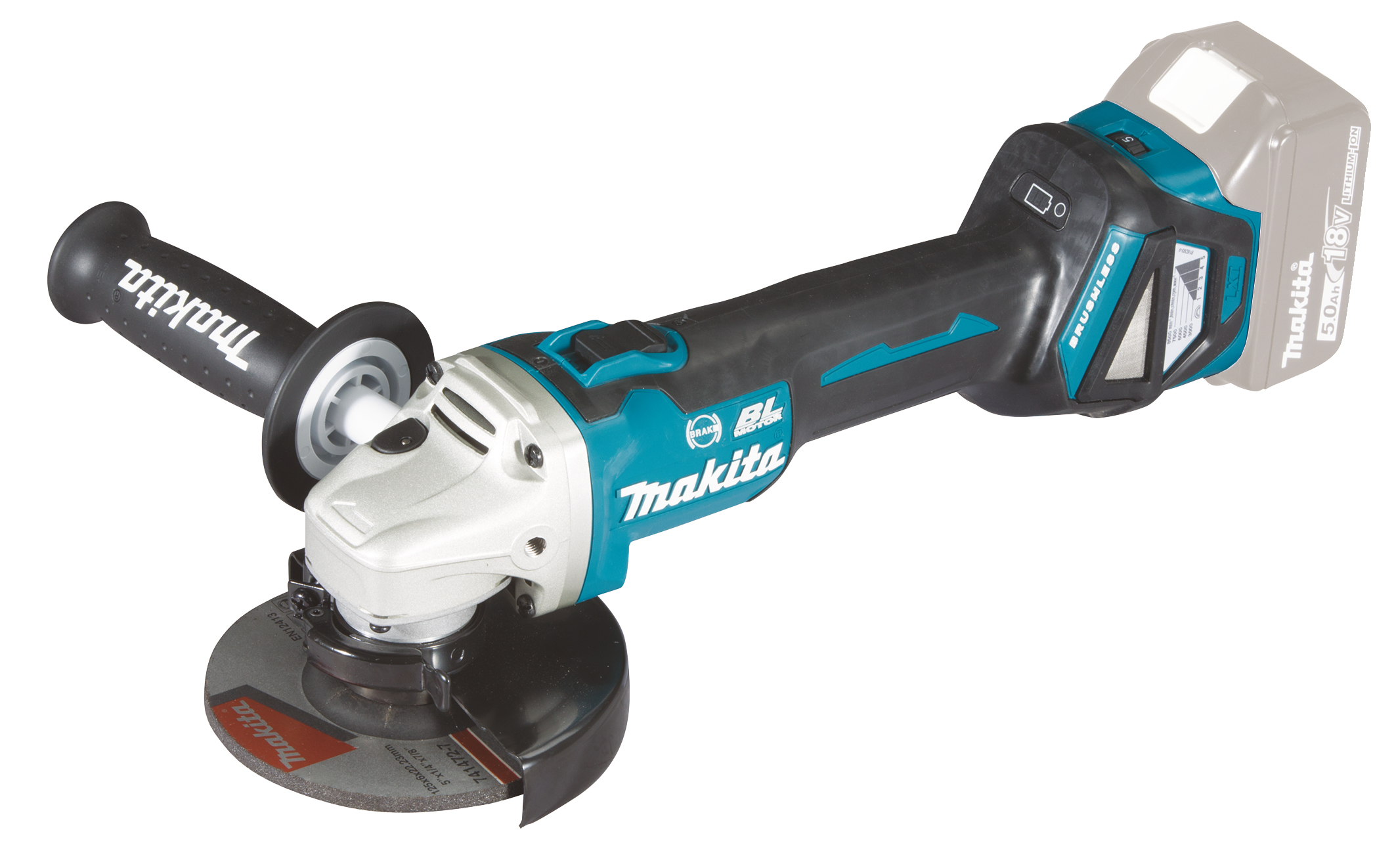 Makita Akku-Winkelschleifer 18V (ohne Akku/ohne Ladegerät) DGA513Z