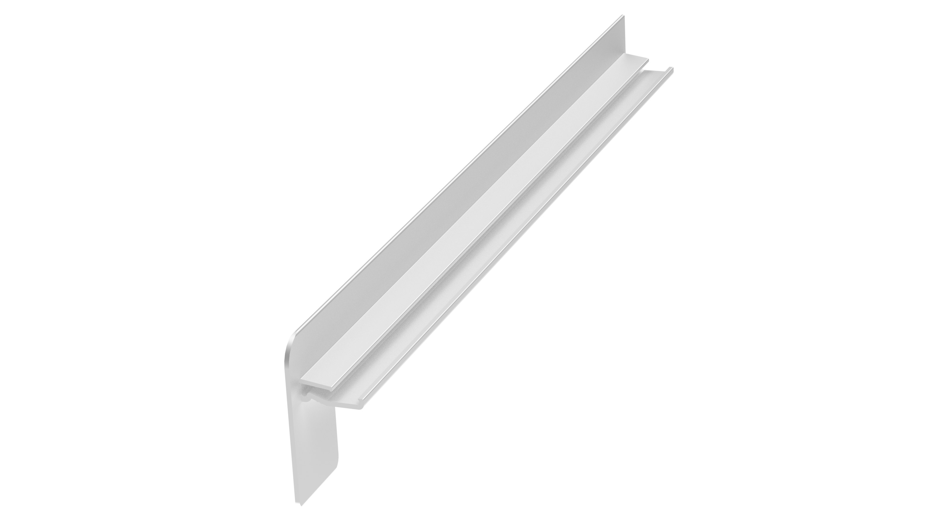Bug Alu-Fensterbank-Abschluss Plus A150 320 mm Links Ral7016 Fassade/Klinker