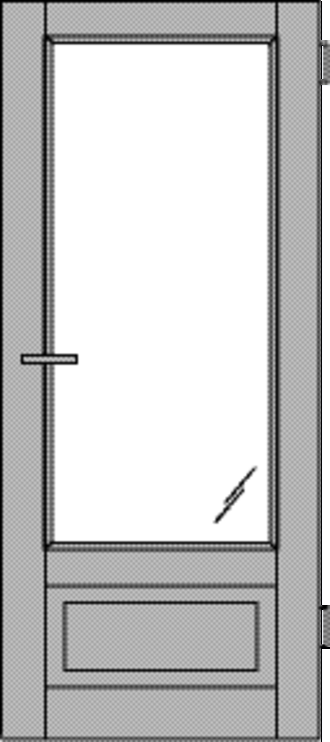 Prüm Tür Classic CKL1 Weisslack RAL9010 KA 610X1985mm DIN links 441112