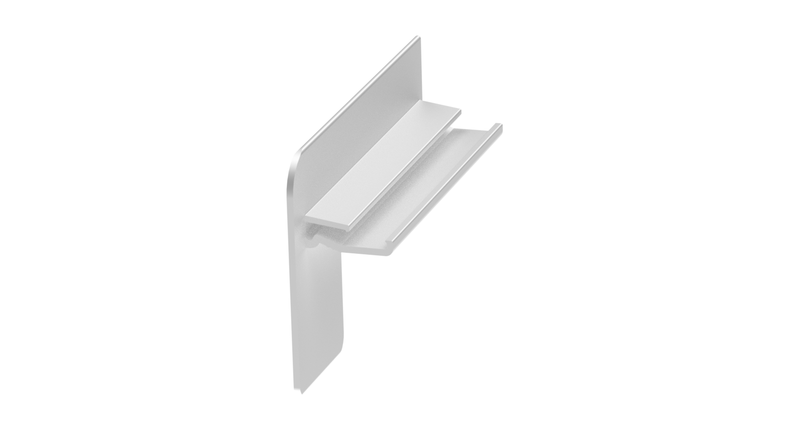 Bug Alu-Fensterbank-Abschluss Plus A150 90 mm Links Ral7016 Fassade/Klinker