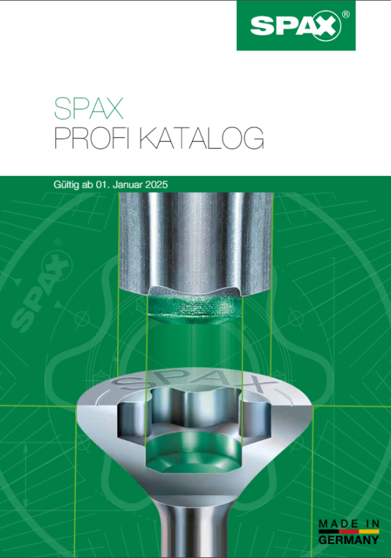 SPAX Profi Katalog Cover
