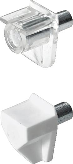 Bodenträger,25090,mit Stahlstift,weiß