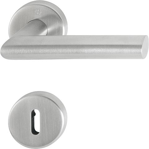 Zi.Rosettengrt.E1400Z/42 KV/42KVS OB Edelstahl HOPPE