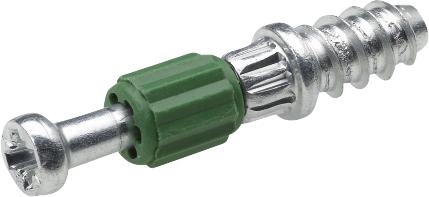 Einschraubdübel,48037,Ø5mm,verzinkt/grün